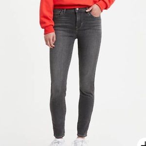 LEVIS 710 SUPER SKINNY JEANS ALL TALK BLACK SZ 27